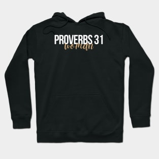 Proverbs 31 Woman Christian Woman Hoodie